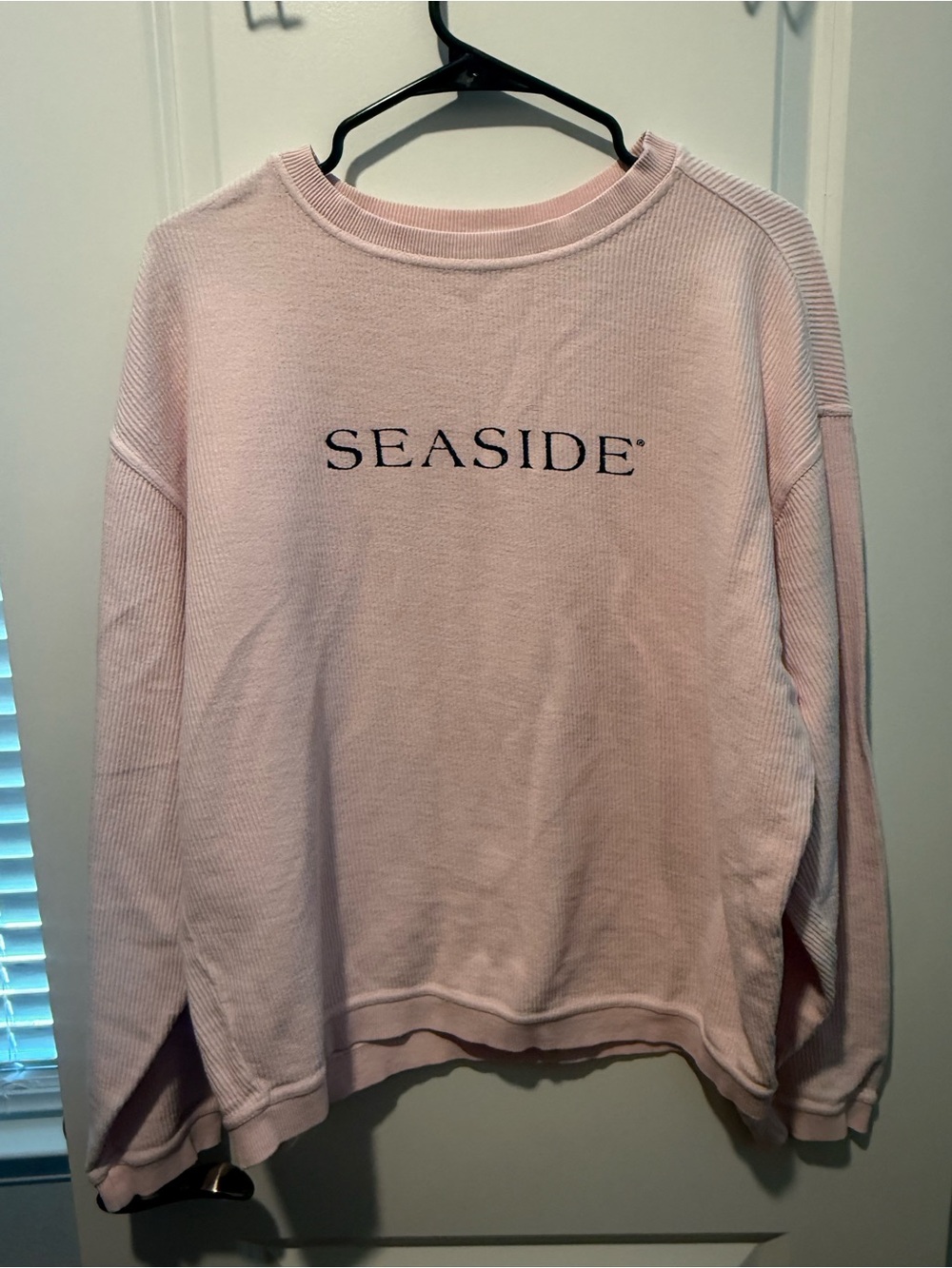 Seaside Women's Light Pink Crewneck Sweater